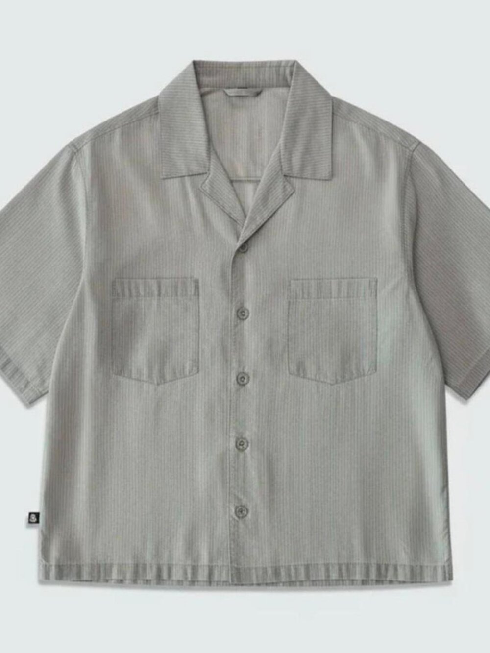Ananke Light grey short sleeve button up shirt #menswear #shirts